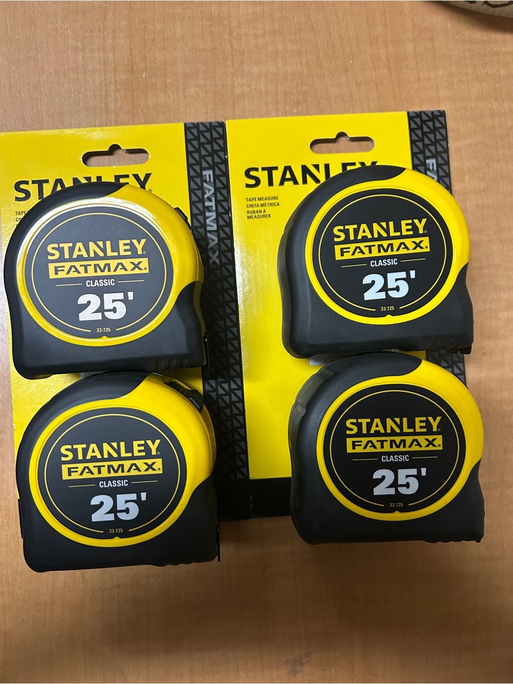 2x   Stanley 2 pack tape measure